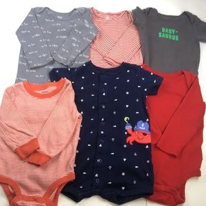 Onesie Bundle 6pc Long sleeve + Short Sleeve